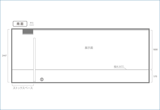 南面図